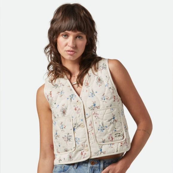 Brixton Field Floral Quilted Vest - Picture 1 of 6